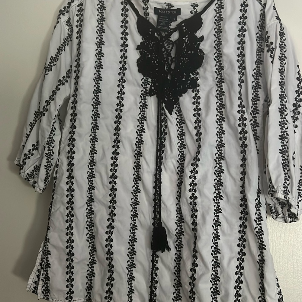 MAX EDITION peasant blouse size Small